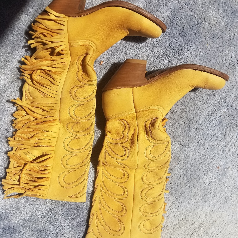 Fringe Cowboy Boots